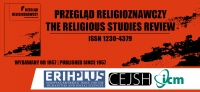 40 pkt MNiSW – „Przegląd Religioznawczy – The Religious Studies Review”